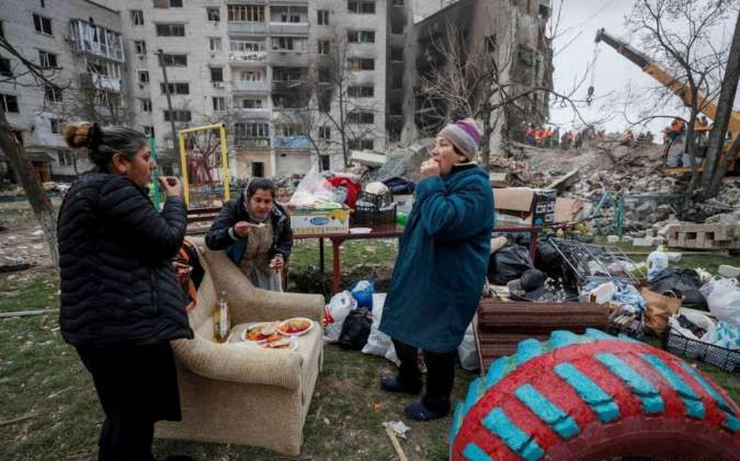 Rusia Kirim 18 Rudal dan 400 Drone ke Ibu Kota Ukraina