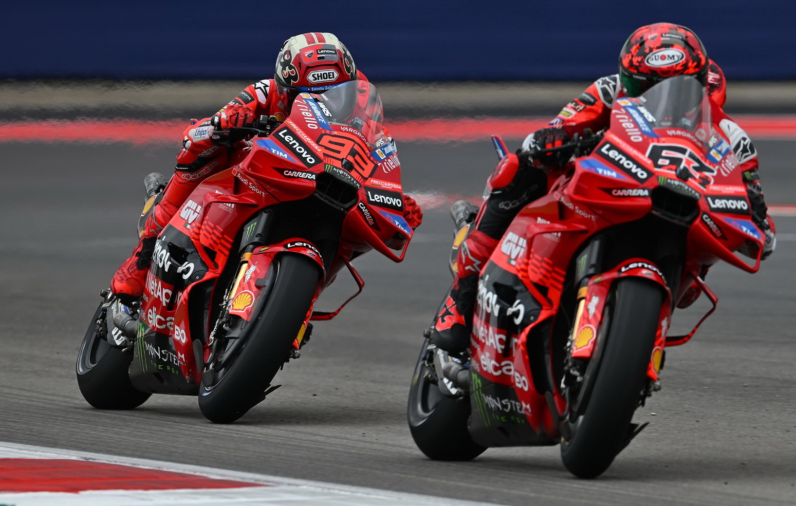 Marc Marquez dan Francesco Bagnaia. (FOTO: IST)