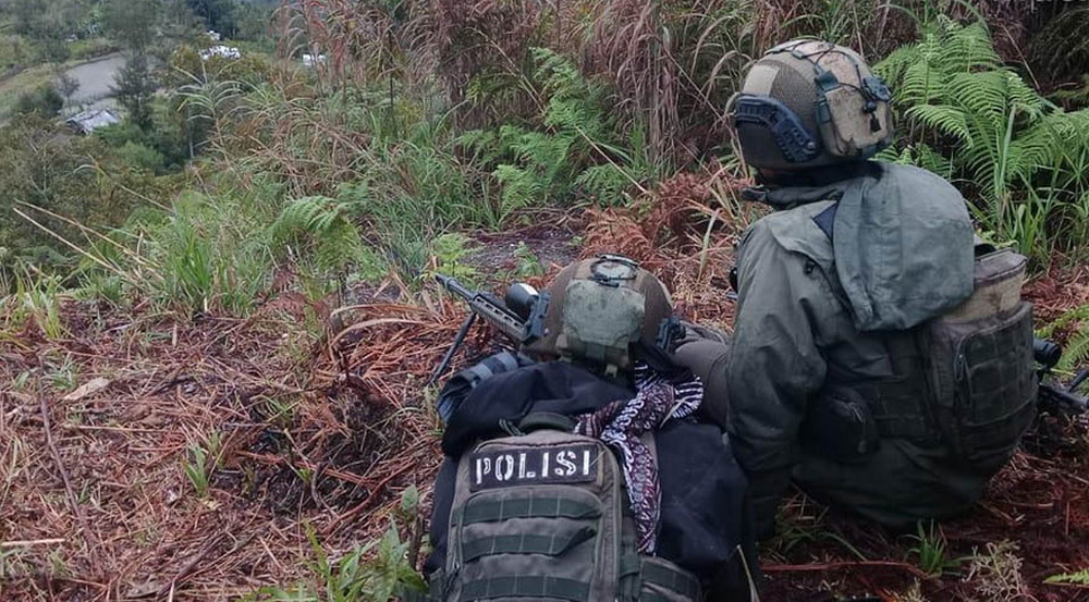 Diserang KKB Papua, Dua Personel Brimob Gugur, Senpi AK-101 Dicuri