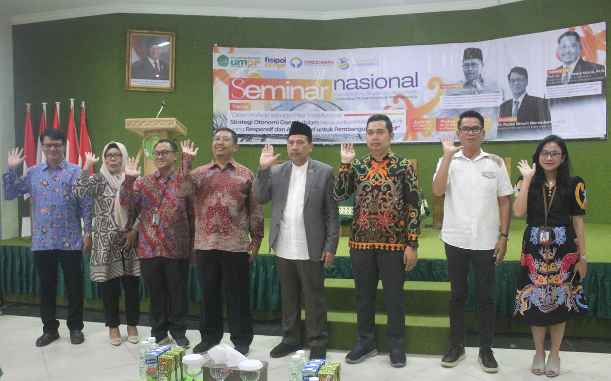 Fisipol-UMPR Gelar Seminar Desentralisasi, Ombudsman RI: Maladministrasi Munculkan Potensi Korupsi