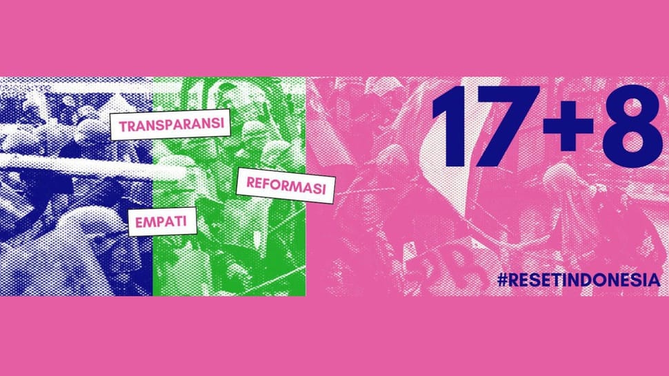 Aktivis Serahkan Tuntutan 17+8 ke DPR RI, Ini Isi Lengkapnya