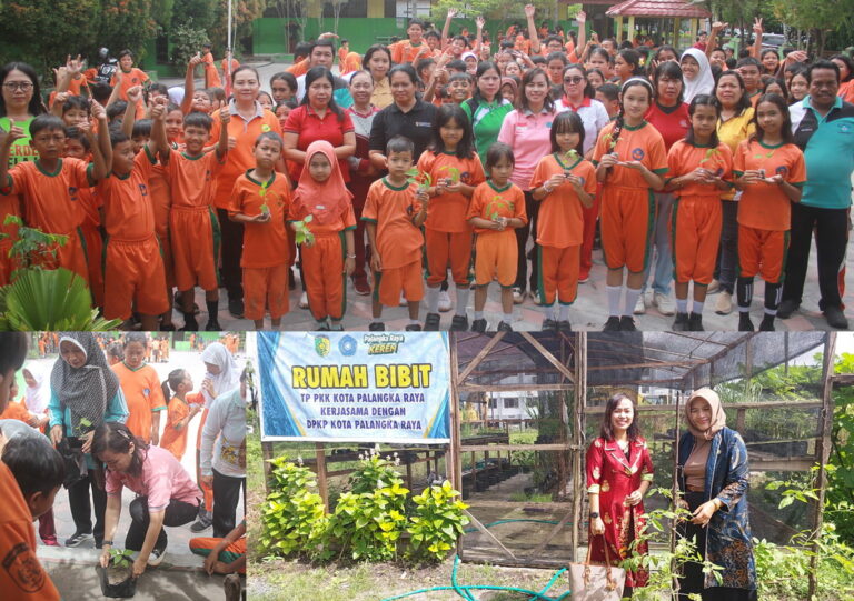 Murid SDN 2 Menteng Tanam 50 Bibit Cabai, Plt Kepsek: Kita Dukung Ketahanan Pangan